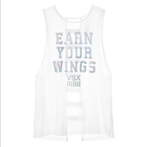 Victoria’s Secret PINK VSX ladderback work out top